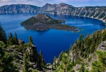 火山口湖国家公园全攻略:全美最深湖泊、环湖路与开放季节-美国通