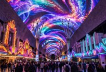 拉斯维加斯Fremont Street老城区全攻略:天幕灯光秀与高空滑索-美国通