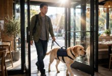 ADA 服务犬公共场所权利:商家只能问哪两个问题、与 ESA 的区别、被拒怎么办-美国通