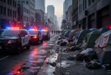 联邦多部门清晨突袭洛杉矶 Skid Row:28 名毒品嫌疑人被追捕-美国通