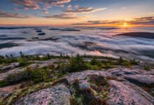 阿卡迪亚Cadillac Mountain看日出:车辆预约几点放票、凌晨几点起床-美国通