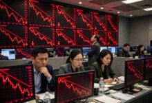 中国股市自5月峰值蒸发3.5万亿美元,沪深300指数进入熊市-美国通