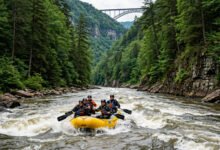 New River Gorge 漂流分级全解:Class I 到 V 怎么选,新手亲子与进阶路线-美国通