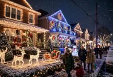 纽约 Dyker Heights 圣诞灯饰：布鲁克林富人区灯海怎么逛？-美国通