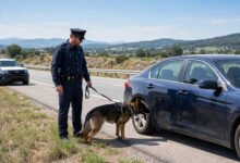 警察叫警犬来嗅车:拦车能拖多久、能不能拒绝警犬检查-美国通