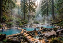 奥林匹克 Sol Duc 温泉：雨林里的温泉度假村、开放季节与瀑布连走攻略-美国通