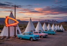 66号公路住宿怎么选?复古汽车旅馆、Wigwam水泥帐篷与分段预订技巧-美国通