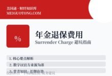 买annuity年金当养老,surrender charge锁几年?-美国通