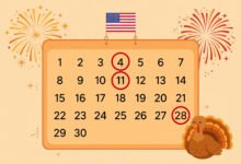 美国法定节假日一年有几天?2026放假日历+关门清单-美国通