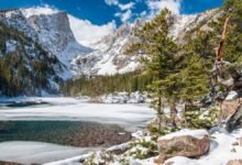 落基山国家公园冬天还能玩吗?Trail Ridge 封路后的雪鞋与冰瀑玩法-美国通