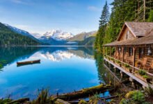 奥林匹克 Lake Crescent 怎么玩?新月湖环湖、Marymere 瀑布与湖畔木屋实务-美国通