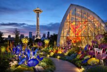 西雅图 Chihuly 玻璃花园值得去吗?与太空针联票、日夜两次玩法-美国通