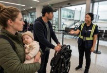 带 2 岁以下宝宝坐美国国内飞机：lap infant 免费政策、TSA 带奶安检与 gate check 全解-美国通
