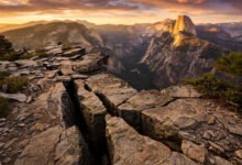 优胜美地 Taft Point 日落:悬崖裂缝机位、Sentinel Dome 连走与无护栏实务-美国通