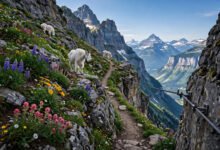 冰川 Highline Trail 徒步:Logan Pass 出发 11 英里、花园墙段与熊出没实务-美国通