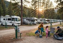 美国房车营地怎么订?KOA、私人营地与 boondocking 野营地二选一-美国通