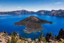 火山口湖Wizard Island怎么去?湖上游船+火山岛登顶全解-美国通