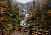 蓝岭公园道瀑布线怎么走？Linville Falls+Crabtree Falls+5个瀑布-美国通