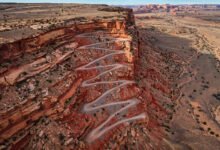 犹他 Moki Dugway 好开吗?11% 坡度发夹弯自驾注意事项-美国通