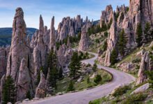 南达科他 Needles Highway 怎么开?14 英里隧道公路自驾指南-美国通