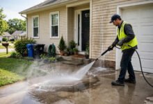 外墙 power wash 高压水枪：自己租还是请人-美国通