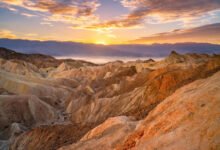 死亡谷 Zabriskie Point:日出拍摄机位与死亡谷一日游-美国通