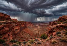 7–9 月去锡安/大峡谷/拱门:monsoon 雷暴季,山洪预警怎么查、行程怎么调-美国通
