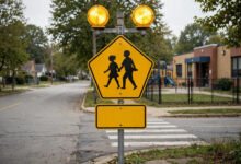 美国 school zone 限速:闪灯时段才限速还是全天-美国通