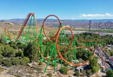 Six Flags Magic Mountain过山车值得去吗?和环球影城好莱坞二选一-美国通