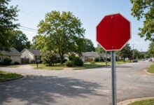 Stop Sign 没完全停稳被开罚单:rolling stop 罚多少、能申诉吗-美国通